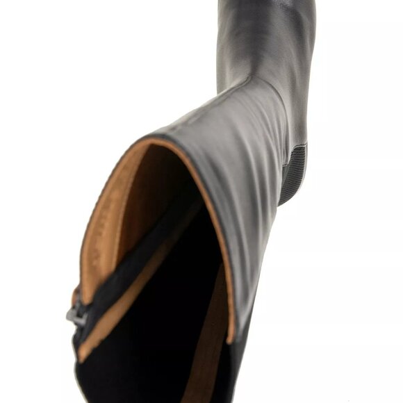 Kenneth Cole Gentle Souls, Emily Tall Leather Elastic Boot in BLACK LEATHER ,NIB - Picture 4 of 5